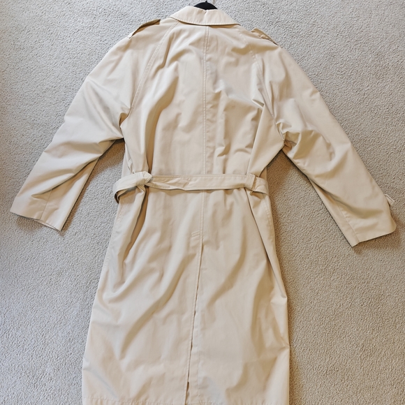 Vintage Christian Dior Monsieur 46 XL Classic Beige Trench Coat - Picture 2 of 16